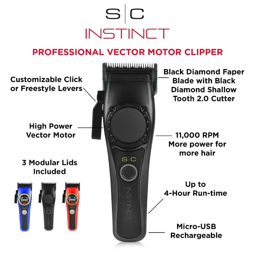 StyleCraft Instinct Clipper - Intuitive Vector Motor