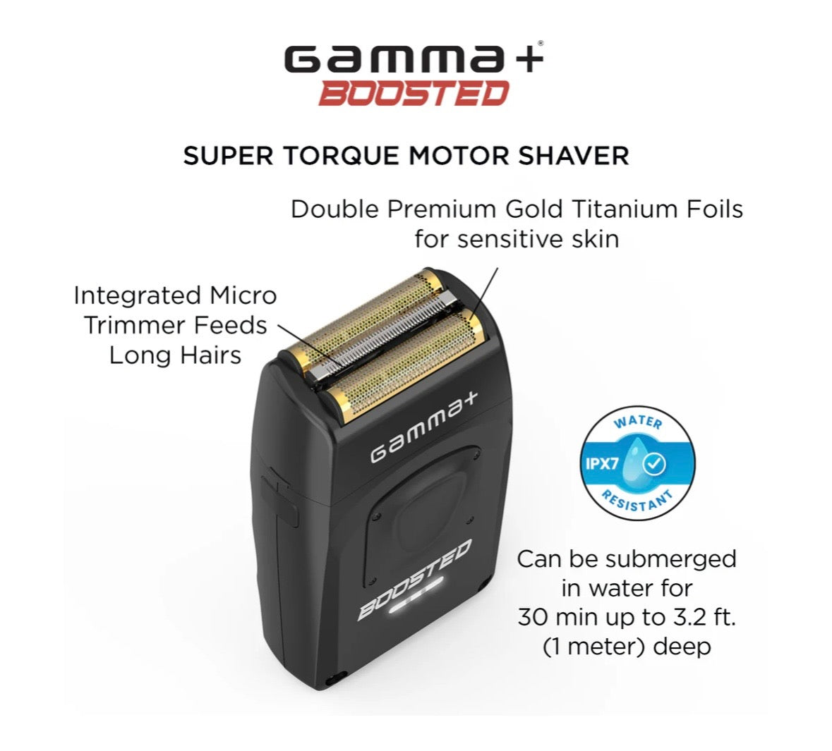 Gamma Boosted Cordless Double Foil Shaver