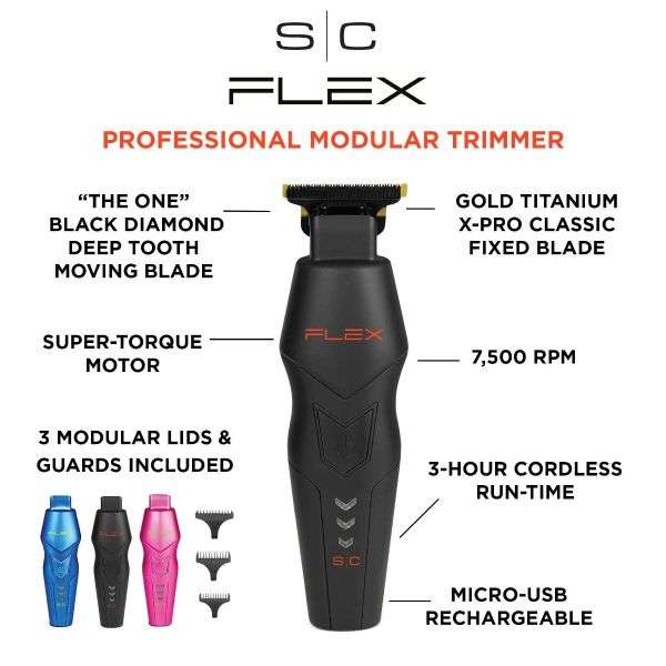 StyleCraft Flex Trimmer - Cordless Precision Cutting