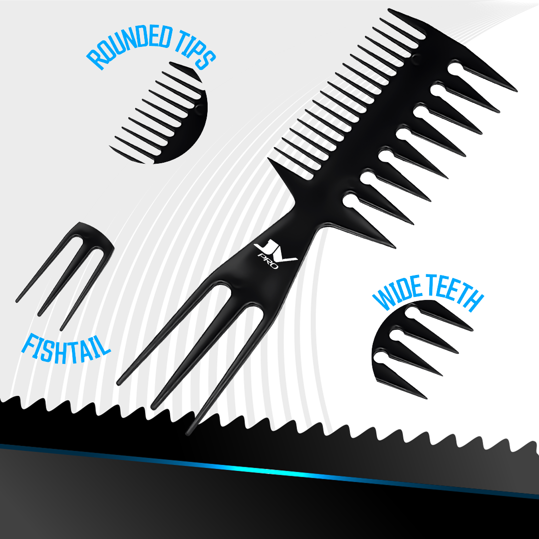 JV PRO Wide Tooth Texture Comb - JV PRO USA Comb Wide Tooth